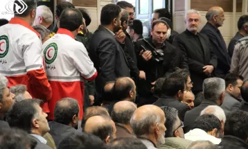 مراسم بزرگداشت شهدای خدمت در حسینیه ثارالله اردبیل